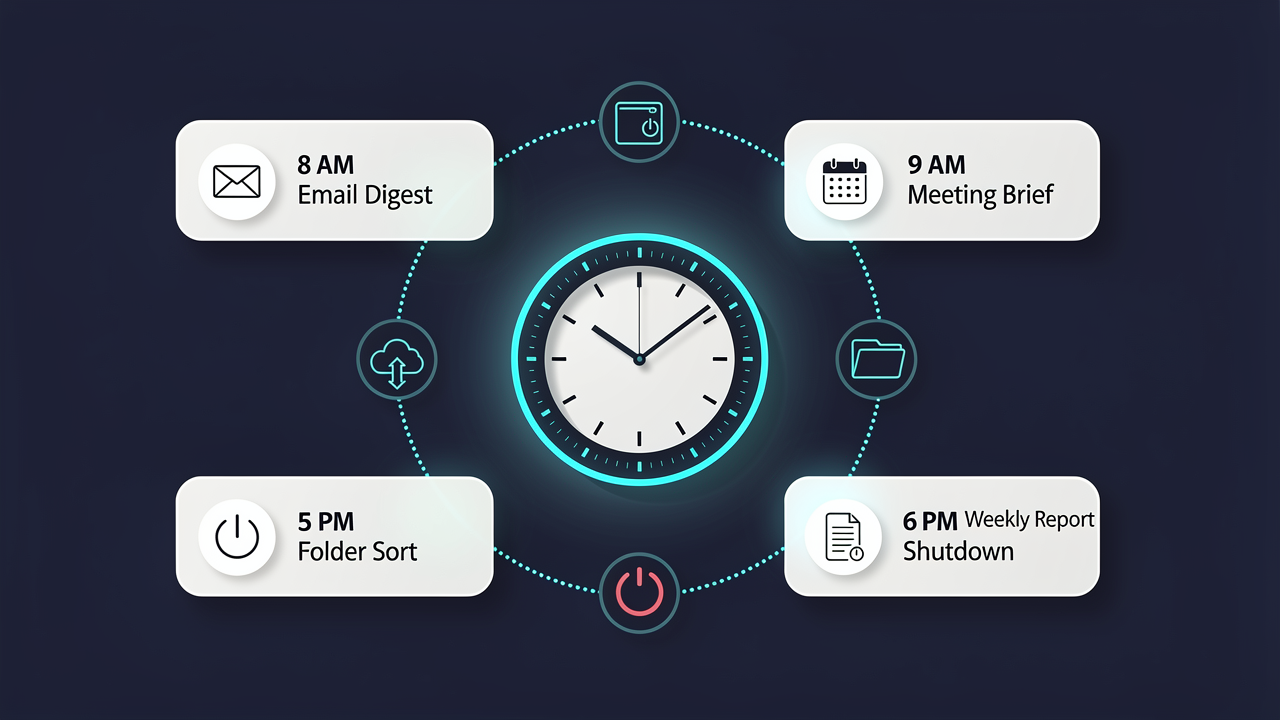 Owlfy 定时 AI 任务 — 带有自动任务卡的闹钟中心